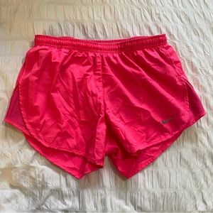 Nike dri fit tempo shorts in hot pink